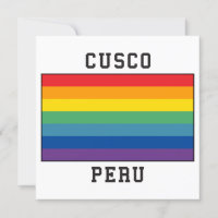 Cusco, Peru Flag