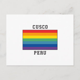 Cusco, Peru Flag Postcard