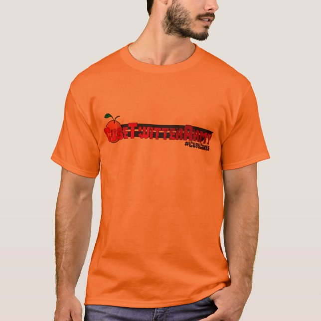 Cuse Twitter Army Orange Tee (Front)