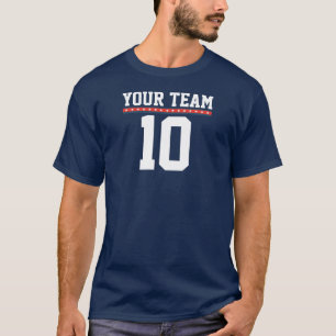 Cusfom Team T-Shirt with Stars