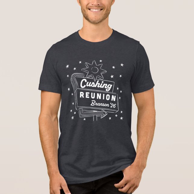Cushing Roadsign Night Edition Sketch Tri-Blend Shirt (Front)