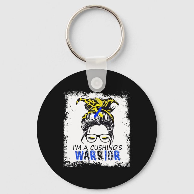 Cushing Syndrome Warrior  Key Ring (Front)