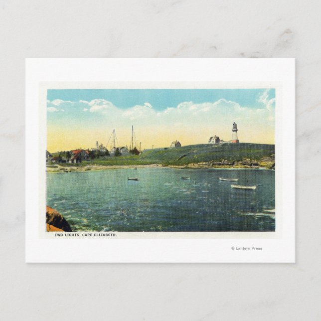 Cushing's Island View of White Head Postcard (Front)