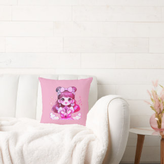 cushion girl kpop singer drawing