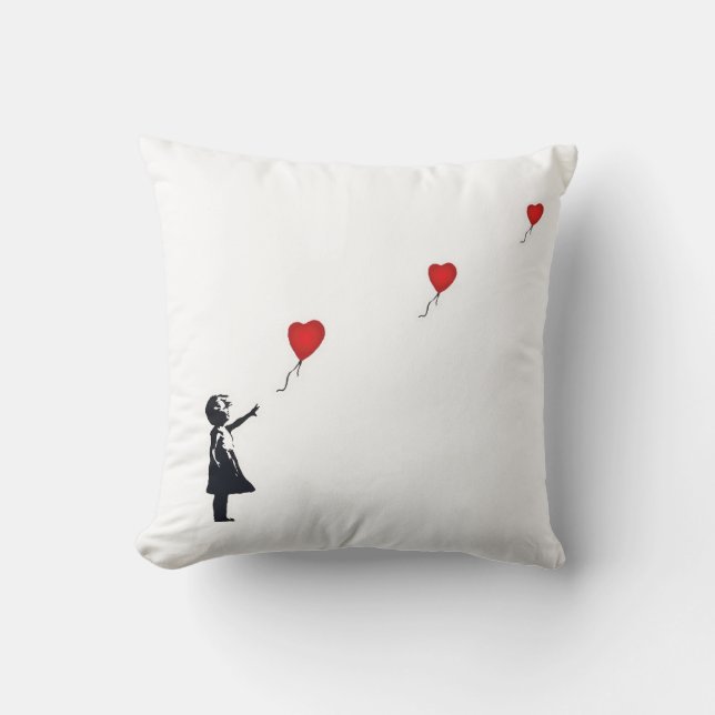 Cushion | Hope balloon girl (Front)