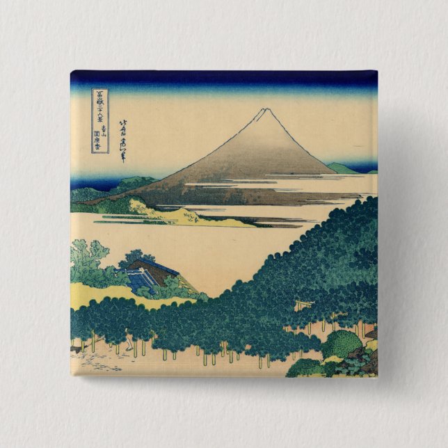 Cushion Pine at Aoyama 15 Cm Square Badge (Front)