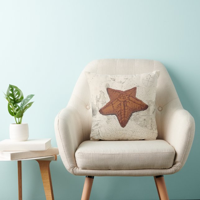 Cushion Sea Star: A Nautical Tapestry Cushion (Creator Uploaded)