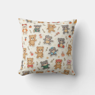 Cushion that expresses a cute bear