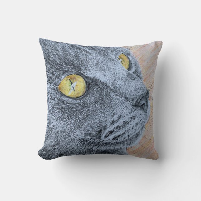 Cushion - Willow Cat (Front)
