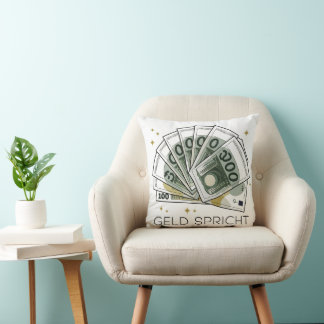 Cushions - luxury design for fans of finance
