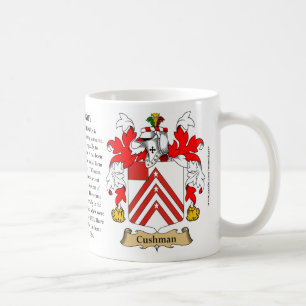Cushman, the Origin, the Meaning and the Crest Coffee Mug