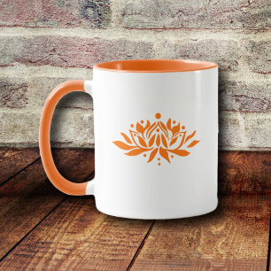 Cusomizable Flaming Lotus Flower  Mug