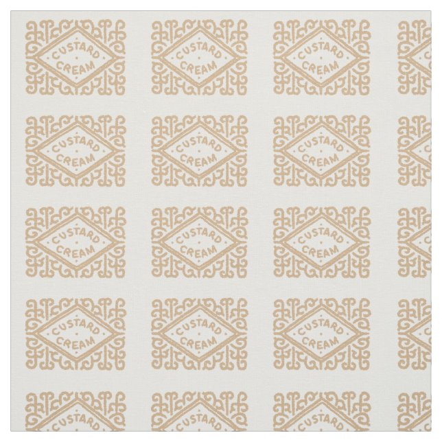 Custard cream biscuit fabric (Swatch)