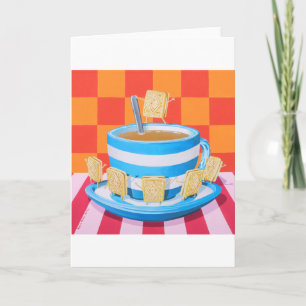 Custard Cream Tea Card