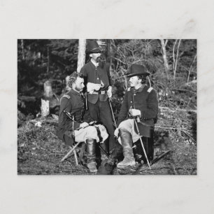 Custer & Friends, 1860s Postcard
