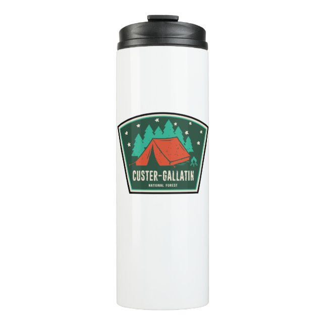 Custer-Gallatin National Forest Camping Thermal Tumbler (Front)