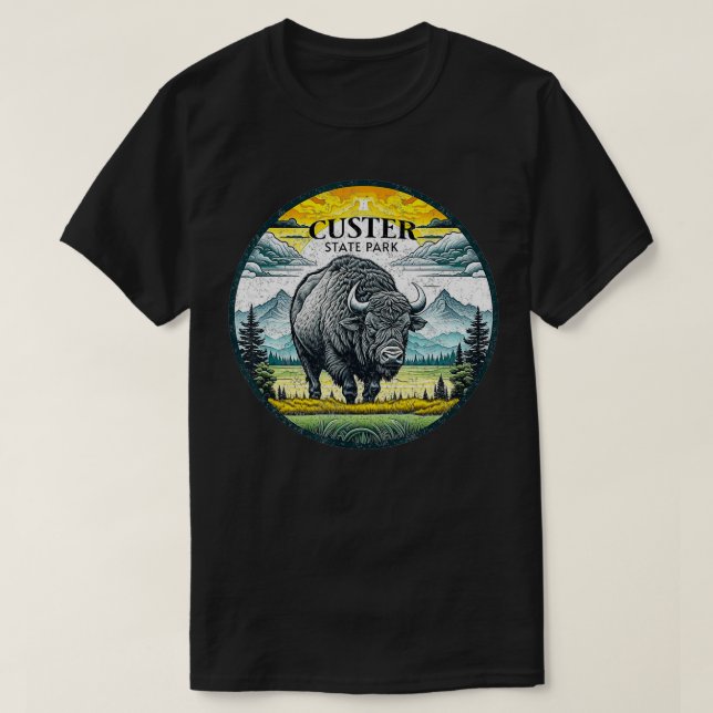 Custer State Park  1  T-Shirt (Design Front)