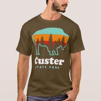 Custer State Park Bison South Dakota Camping T-Shirt