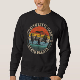 Custer State Park Buffalo Roundup South Dakota Vin Sweatshirt