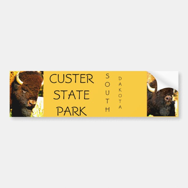 Custer State Park Bumper sticker (Front)