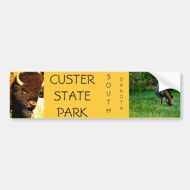 Custer State Park Bumper sticker (Front)