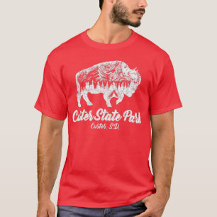 Custer State Park for Bison Lovers South Dakota  T-Shirt