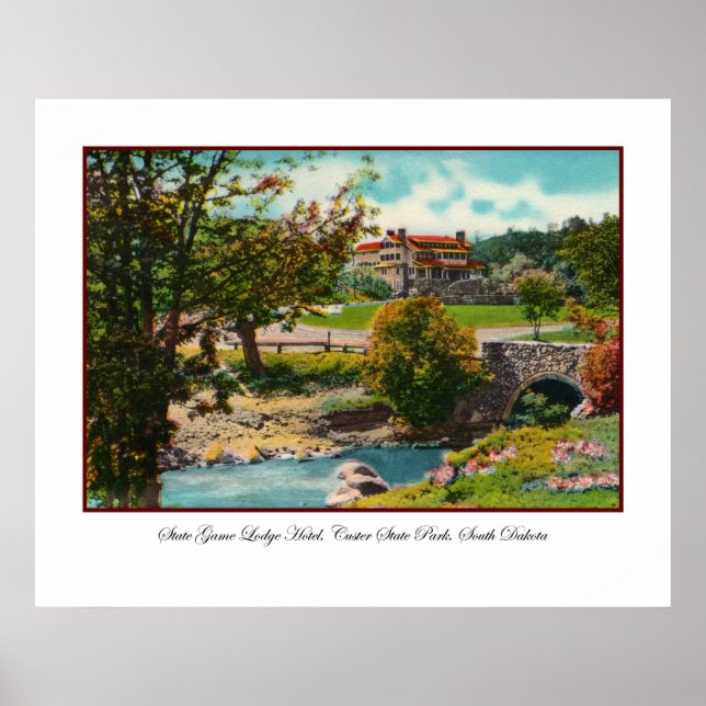 Custer State Park Game Lodge Print (Front)