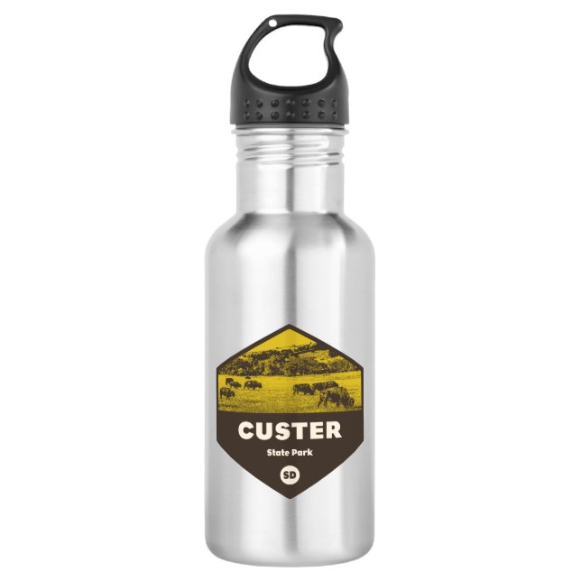 Custer State Park South Dakota 532 Ml Water Bottle (Front)