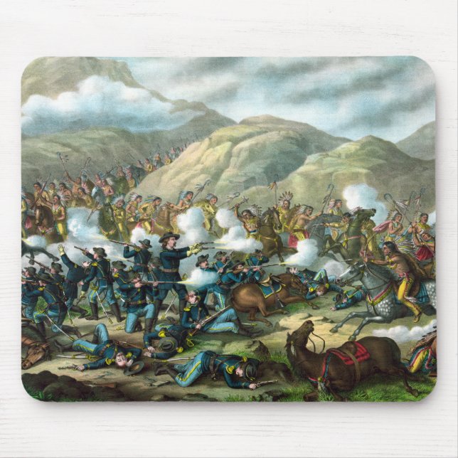 Custer's Last Stand Mouse Mat (Front)