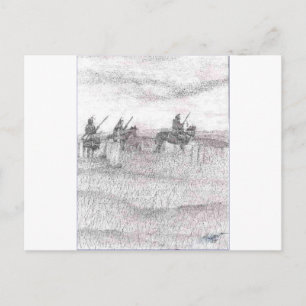 Custers last stand postcard