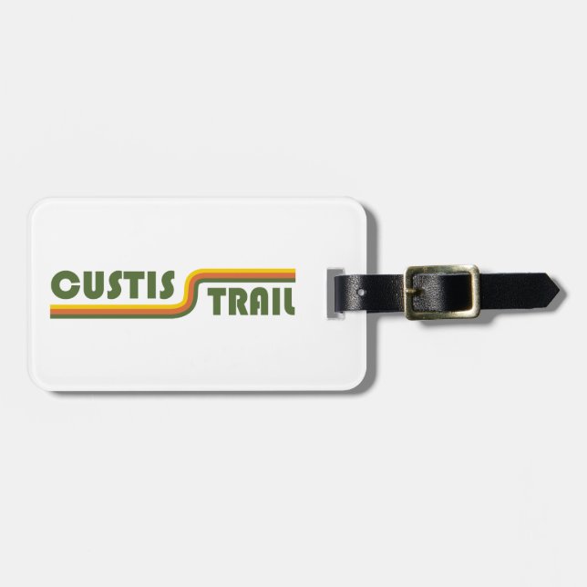 Custis Trail Luggage Tag (Front Horizontal)