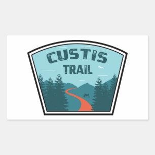 Custis Trail Rectangular Sticker
