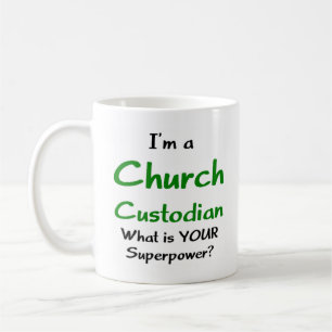 custodian church coffee mug