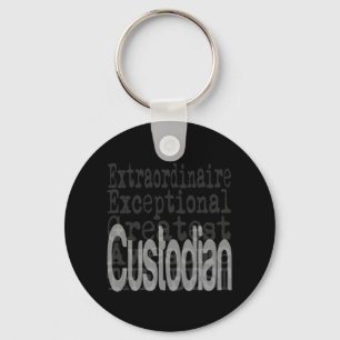Custodian Extraordinaire Key Ring