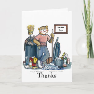 Custodian Greeting Card