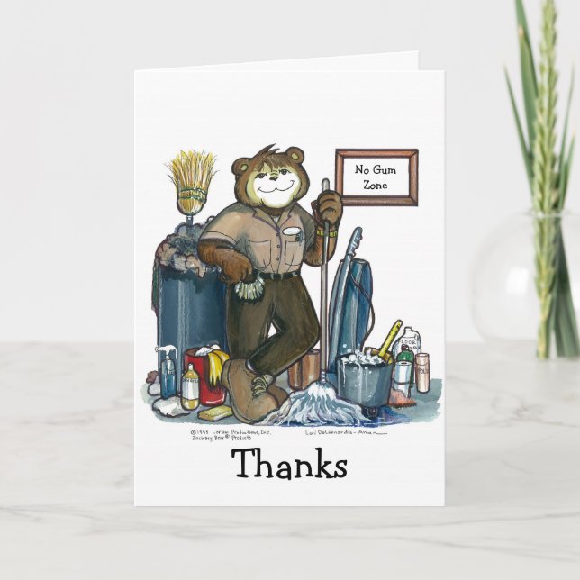 Custodian Greeting Card (Front)