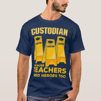 Custodian Janitor Cleaner Groundsman T-Shirt