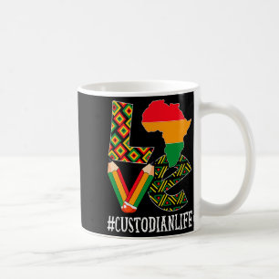 Custodian Love Map African American Black History Coffee Mug