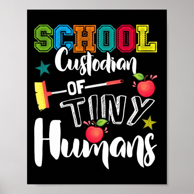 Custodian Of Tiny Humans - Back To School - Janito Poster (Front)