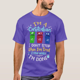 Custodian School Custodian Janitor T-Shirt
