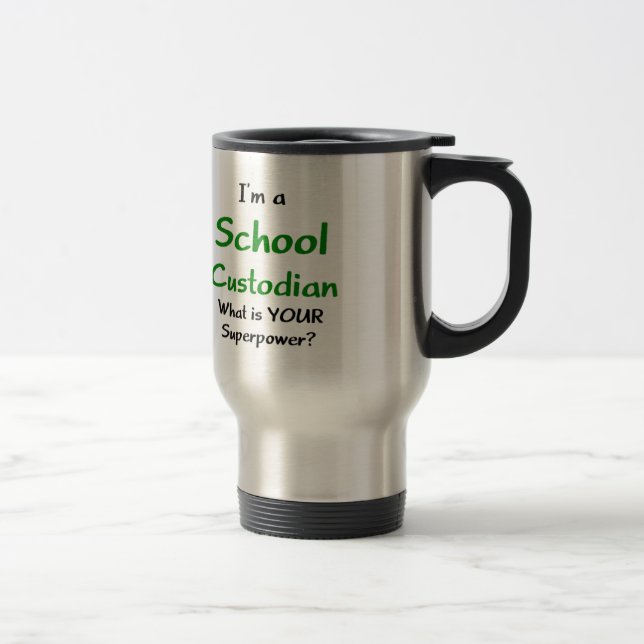 custodian school travel mug (Right)