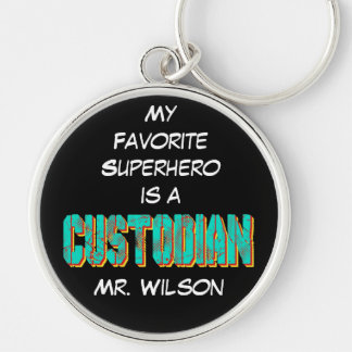 Custodian Superhero Key Ring