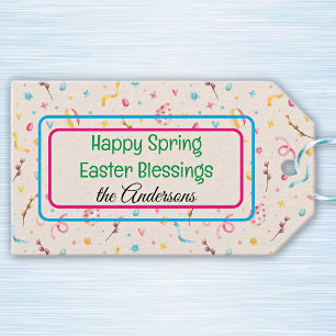 Custom (10) Spring-Easter Gift Tags