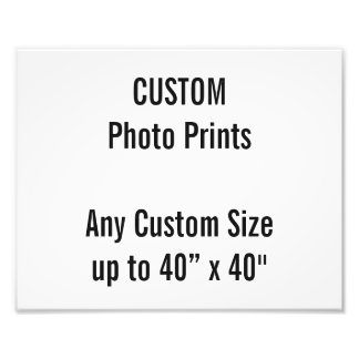 Custom 10” x 6" Photo Print (or any custom size)