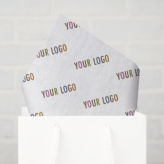 Custom 10lb Tissue Paper Business Logo Branded (Gift Bag)