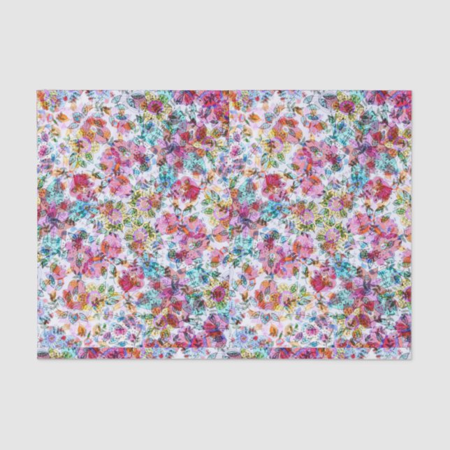 Custom 10lb Tissue Paper, White HAPPY SEED PAPER (Front)