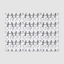 Custom 10lb Tissue Paper, White SKELETON