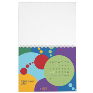 Custom 11" L x 14.25" W Party Calendar