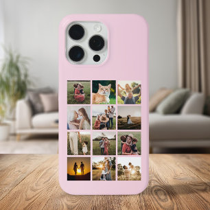 Custom 12 Photo Collage iPhone 15 Pro Max Case