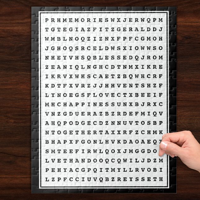 Custom 12 Word Family Word Search Jigsaw Puzzle (Creator Uploaded)